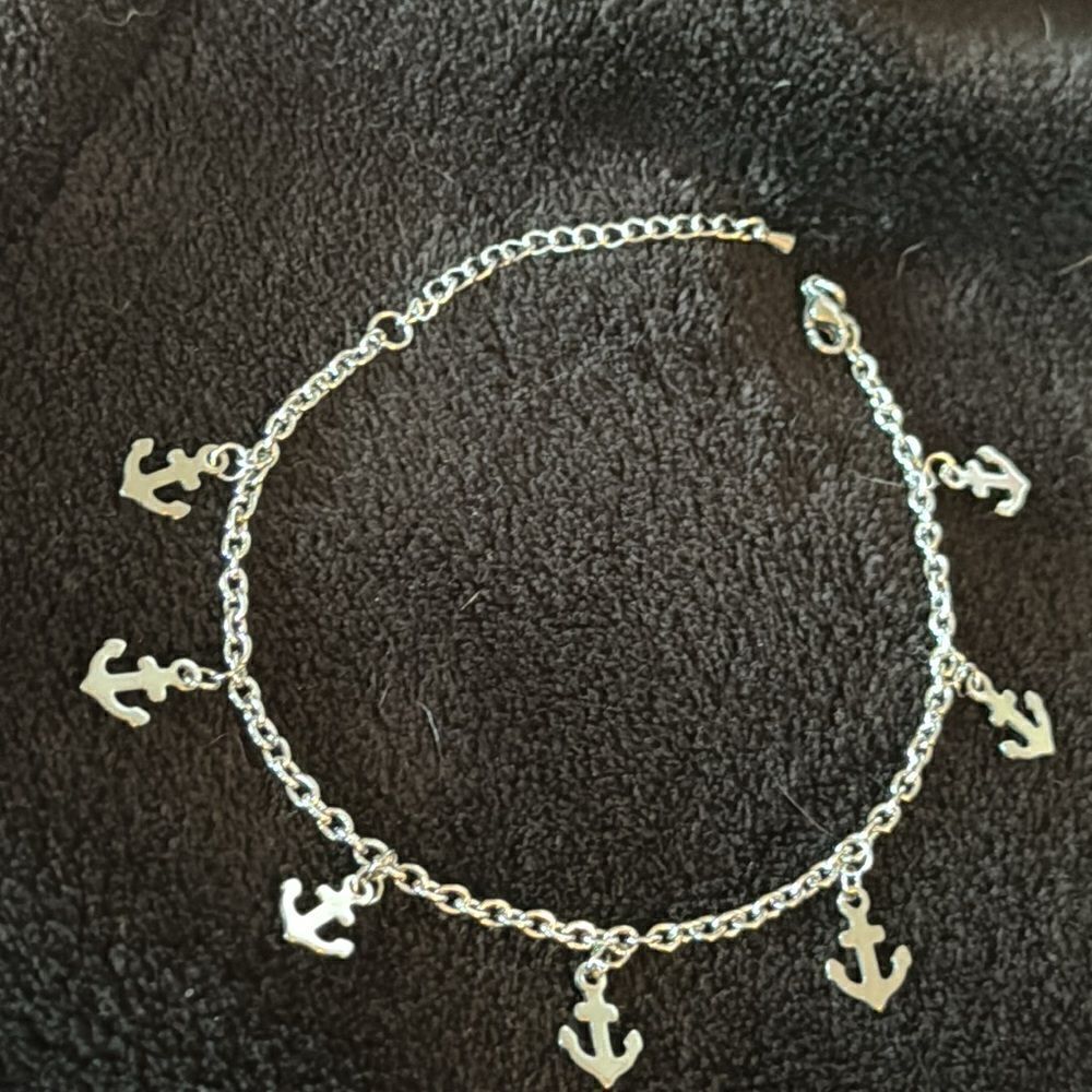 anchor ankle bracelet